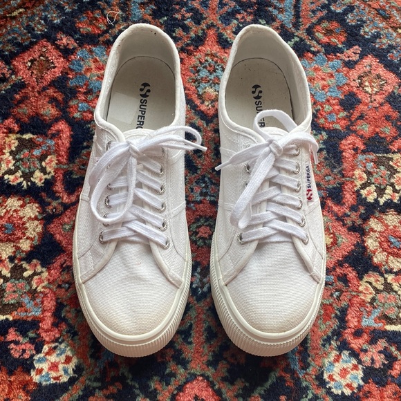 Superga 2790 Platform Sneaker (White) - Picture 1 of 6